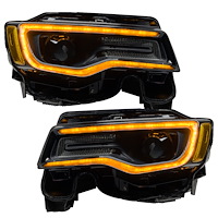 Dynamic Colorshift Headlight DRL (Daytime Running Light) Upgrade Kit Select Jeep Grand Cherokee Models