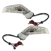 Concept LED Side Mirrors for 2005-2013 Chevy C6 Corvette - Unpainted