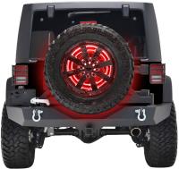 Illuminated LED Spare Tire Wheel Ring Red Light