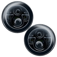 High-Powered Sealed Beam LED Non-Halo Headlights for 2007-2018 Jeep Wrangler JK