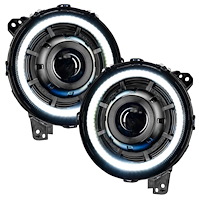 Oculus BI-LED 9" Projector Headlights for 2018-2020 Jeep Wrangler JL/2020 Jeep Gladiator JT