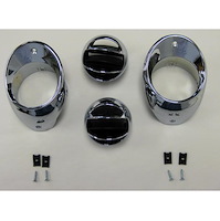 AV03-66CS Air Vent Set for 1966-1967 Chevrolet Chevelle [Chrome]