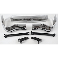 BU13-55F Front Bumper With Brackets for 1955 Chevy 150/210/Bel Air