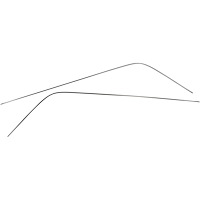 DM32-65SS for 1965-1972 Mercedes-Benz W108 W109 (SEL) Drip Moulding Set