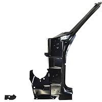 Inner A-Pillar with Kick Panel for 1970-1972 Chevy Chevelle Convertible [Left/Driver Side]