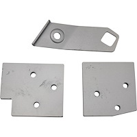 DO20-67DPL for 1967-1968 Ford Mustang A Pillar Nut Plate 3 Pcs Kit Left/Driver Side