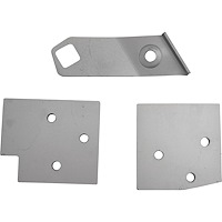 DO20-67DPR for 1967-1968 Ford Mustang A Pillar Nut Plate 3 Pcs Kit Right/Passenger Side