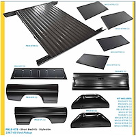 Complete Bed Floor for 1967-1972 Ford Truck with Fleetside/Styleside [Short Bed]