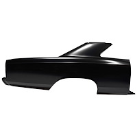 QP03-66ROE Quarter Panel 1966-1967 Chevy Chevelle, Factory Style - RH