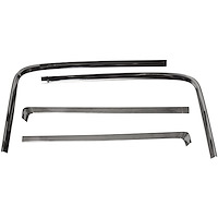 RV03-661S Rear Window Reveal Molding Set for 1966-1967 GM A-Body 2-Door (ex. Chevy Chevelle Sedan)