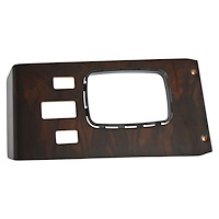 SH32-71PB for 1971-1981 Mercedes-Benz R107 Shifter Wood Cover W/ Hazard & Power Window (Burl Wood)
