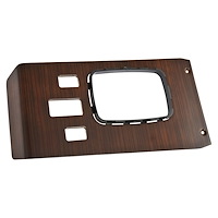 SH32-71PZ for 1971-1981 Mercedes-Benz R107 Shifter Wood Cover W/ Hazard & Power Window (Zebrano Wood)