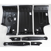 TF03-641S Trunk Floor Pan Kit for 1964-1967 Buick, Oldsmobile, Pontiac A-Body Models [7-Piece Kit]