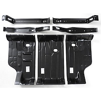TF03-68S Trunk Floor Pan Kit for 1968-1972 Buck, Oldsmobile, Pontiac A-Body [7-Piece Kit] 