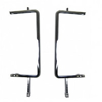 VW13-552FP Vent Window Inner Frames 1955-1957 Chevy Hardtop Pair
