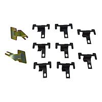 WS01-67C Lower Windshield Molding Clips for 1967-1969 GM F-Body Coupe, 1968-1972 Chevy Nova