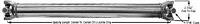 Steel Driveshaft Length: 47-1/2"