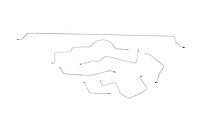 Austin Healey 100-4 BN1 Brake Line Kits 1955-56 -1953 1954 1955