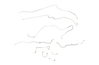 Chevrolet Camaro Brake Line Kit Power Disc - Multi-Leaf Spring 2 Pc. Front to Rear -1968