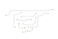 Jaguar XKE Brake Line Kits V-12 11 Pc. -1972 1973 1974