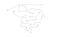 TR1007-SS Complete Brake Line Kit for Late 1972-1976 Triumph TR6 [Stainless Steel]