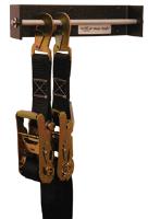 Tie Down Hanger Measurements: 12"W x 3"H x 3"D