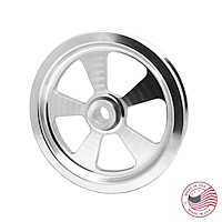CBW-031 Power Steering Pulley, 1992-1996 Chevy Corvette LT1/LT4, Billet Aluminum