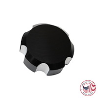 CBW-037B Coolant Overflow Tank Cap, 1993-2002 Chevy Camaro/Pontiac Firebird, Billet Aluminum, Black