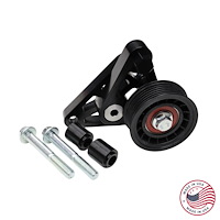 CBW-061B Belt Tensioner w/Pulley, 98-02 Chevy Camaro/Pontiac Firebird, 04-06 Pontiac GTO, 97-13 Chevy Corvette, Billet, Black