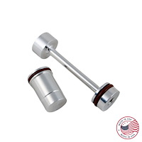CBW-074 Oil Bypass Delete & Barbell Kit, GM LS, Billet Aluminum