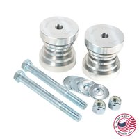 CBW-089 Solid Engine Mount Kit, 1997-2013 Chevy Corvette, 2004-2006 Pontiac GTO, Billet Aluminum