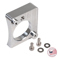 CBW-171 Mass Air Flow Sensor Bung for 4 in. Pipe, 2009-2014 GM Truck/MAF's, Billet Aluminum
