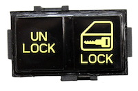 HT10098790 Power Lock Switch, 1990-1992 Chevy Camaro, Passenger/RH, Yellow Font