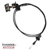 HT10189314 Hood Latch Release Cable, 1990-1992 Chevy Camaro, Yellow Font