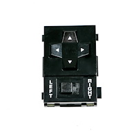 HT20310107 Power Mirror Switch, 1982-1989 Chevy Camaro, White Font