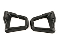HT7203/7202 Seat Belt Shoulder Guides, 1993-2002 Chevy Camaro/Pontiac Firebird, Pair, Convertible, Ebony