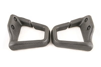 HT9317/9316 Seat Belt Shoulder Guides, 1993-2002 Chevy Camaro/Pontiac Firebird, Pair, Convertible, Graphite