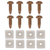 INTSCREWKIT8992BW Interior Rear Hatch Screws, 1982-1992 Chevy Camaro/Pontiac Firebird, Set of 8, Beechwood