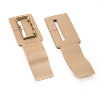 HT20524180/4181 Seat Belt Headliner Trim, 1982-1987 Chevy Camaro/Pontiac Firebird, Pair, Saddle