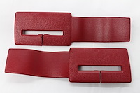 HT10122398/2399 Seat Belt Headliner Trim, 1982-1992 Chevy Camaro/Pontiac Firebird, Pair, Red