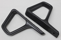 HT20549669 / HT20549668 Seat Belt Shoulder Guide, 1984-1989 Chevy Camaro/Pontiac Firebird, Pair, Black