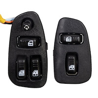 HT10412603/10412604 Power Switch Trim Bezel, 2000-2002 Chevy Camaro, Pair, Ebony