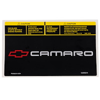 HM12455211-CAMZ28 Air Lid Decal, 1998-2002 Chevy Camaro, Z28/SS, Camaro w/Z28 Logo