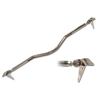 C5ZZ-16A052-BJS 1965-66 Race Monte Carlo Bar, Curved - Stainless Steel