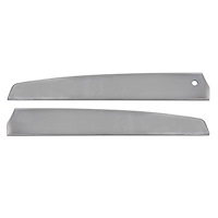 C7ZZ-65237A22-3 Deluxe Door Panel Inserts Brushed Aluminum