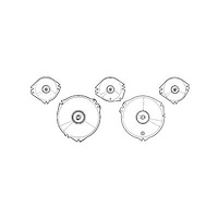Instrument Lens Set 1967-1968 Ford Mustang