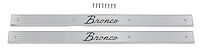 C6TZ-6513208-B Door Sill Plates with Bronco Logo Billet Aluminum  Pair