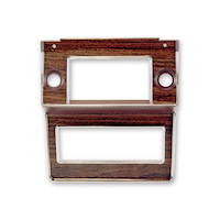 Radio Bezel for 1969-1970 Ford Mustang [Wood Grain]