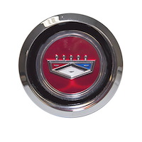 C9OZ-1130-RED 1969-73 Ford Magnum Hub Cap, Red