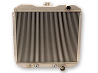 2-Row Aluminum Downflow Radiator for 1967-1969 Ford Mustang 289-351 [Natural]